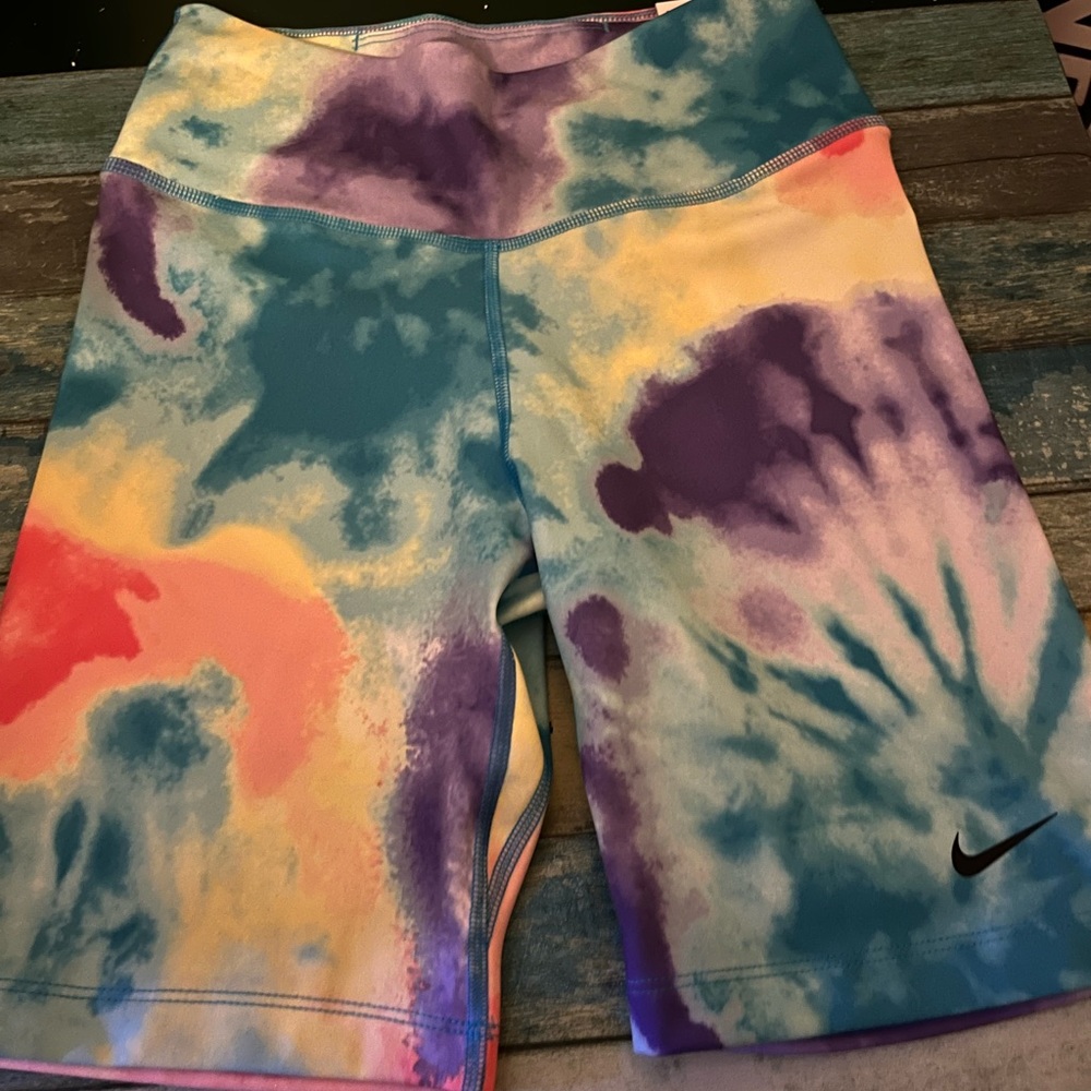 Nike work out shorts Dri- Fit Tye Dye XS